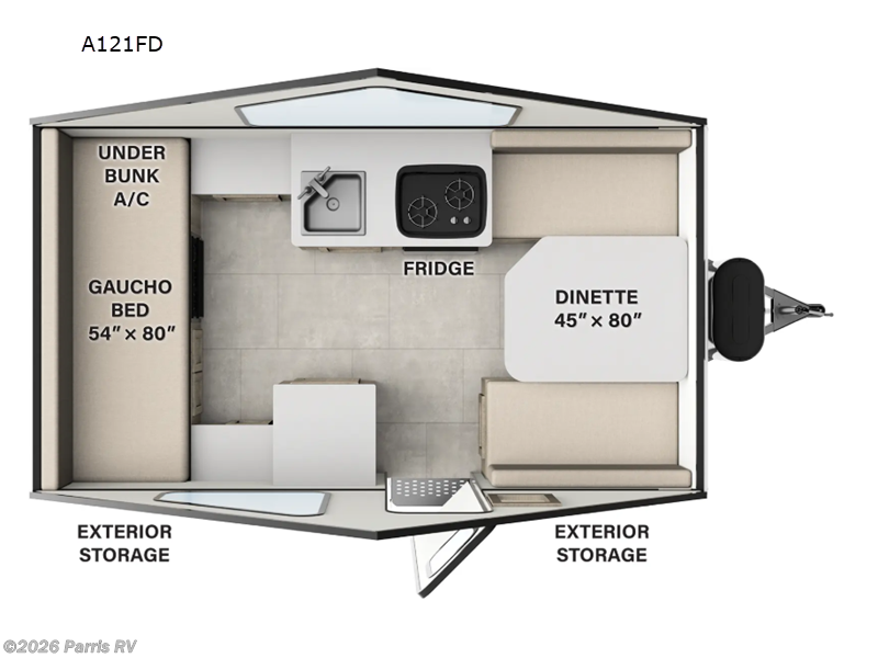 2026 Forest River Rockwood Hardside Series A121FD - New Popup For Sale by Parris RV in Murray, Utah