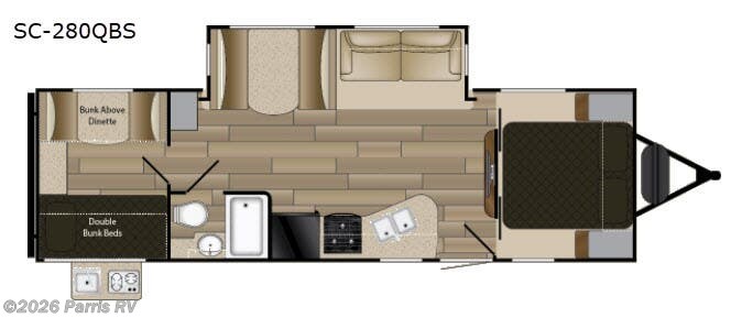 2018 Cruiser RV Shadow Cruiser 280QBS - Used Travel Trailer For Sale by Parris RV in Murray, Utah features Slideout