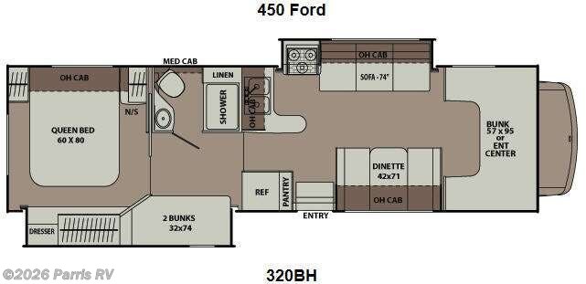 2015 Coachmen Leprechaun 320BH Ford 450 - Used Class C For Sale by Parris RV in Murray, Utah features Slideout