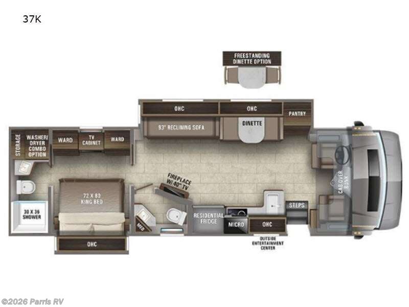 2022 Entegra Coach Accolade XL 37K - Used Super C For Sale by Parris RV in Murray, Utah features Slideout
