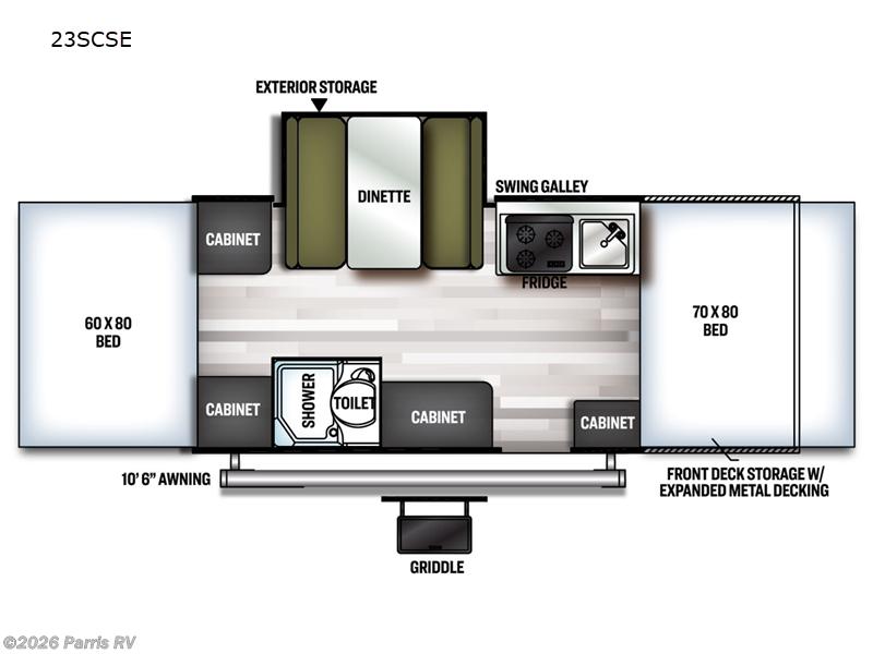 2022 Forest River Flagstaff SE 23SCSE - Used Popup For Sale by Parris RV in Murray, Utah features Slideout