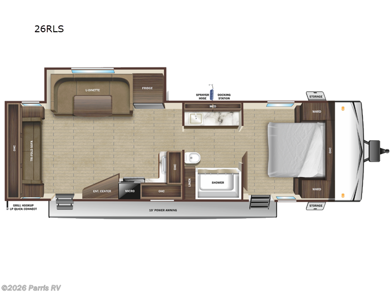2025 Wayfinder Go Play 26RLS - Used Travel Trailer For Sale by Parris RV in Murray, Utah features Slideout