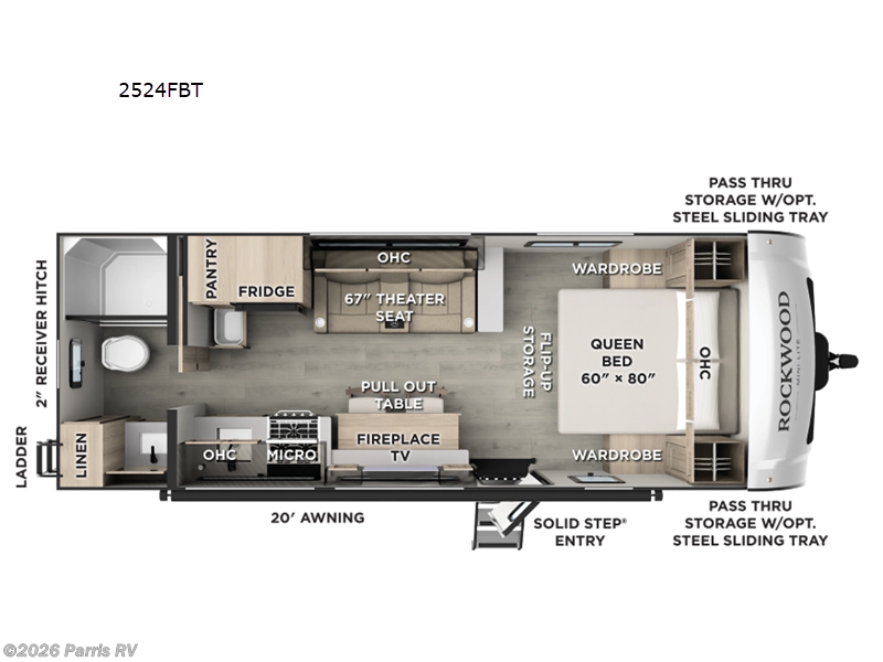 2026 Forest River Rockwood Mini Lite 2524FBT - New Travel Trailer For Sale by Parris RV in Murray, Utah