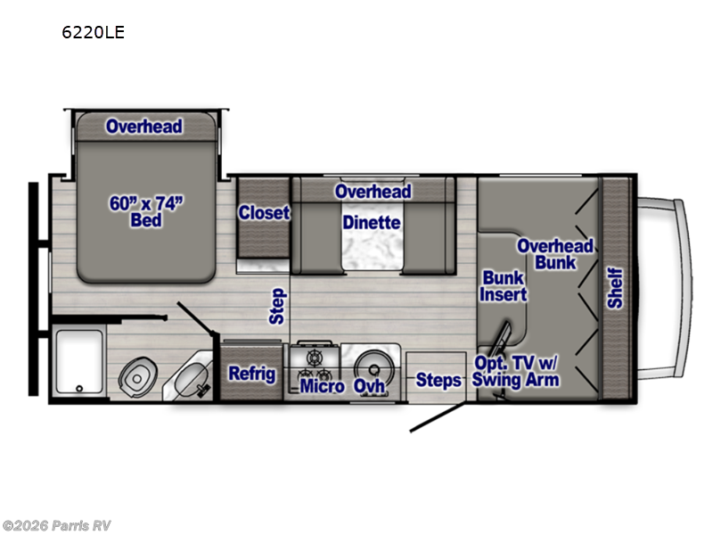 2025 Gulf Stream Conquest Class C 6220LE - New Class C For Sale by Parris RV in Murray, Utah features Slideout