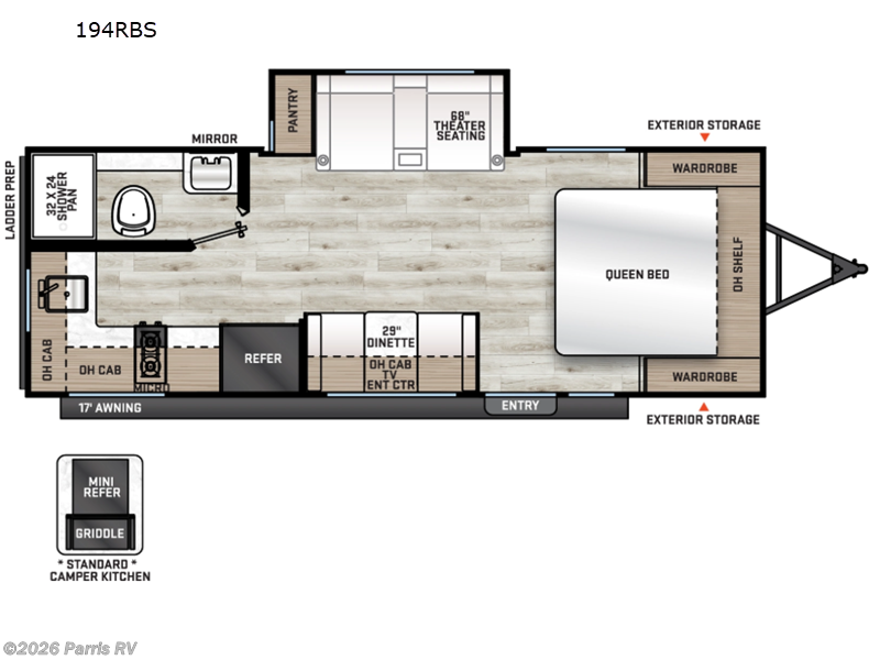 2026 Coachmen Catalina Summit Series 7 194RBS - New Travel Trailer For Sale by Parris RV in Murray, Utah features Slideout