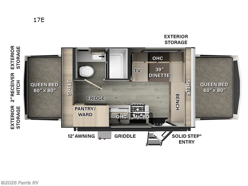 2025 Forest River Rockwood Roo 17E - Used Travel Trailer For Sale by Parris RV in Murray, Utah