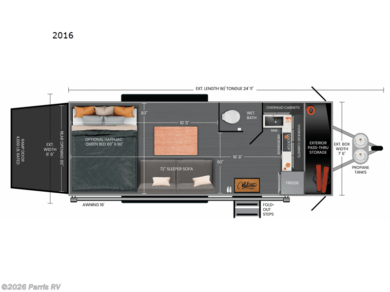 2027 ATC Pla 450 2016 - New Toy Hauler For Sale by Parris RV in Murray, Utah