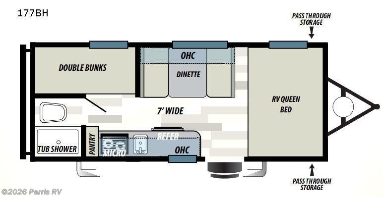 2018 Forest River Salem FSX 177BH - Used Travel Trailer For Sale by Parris RV in Murray, Utah