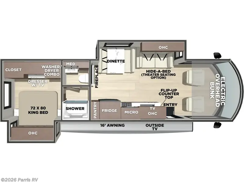 2027 Forest River FR3 30DS - New Class A For Sale by Parris RV in Murray, Utah features Slideout