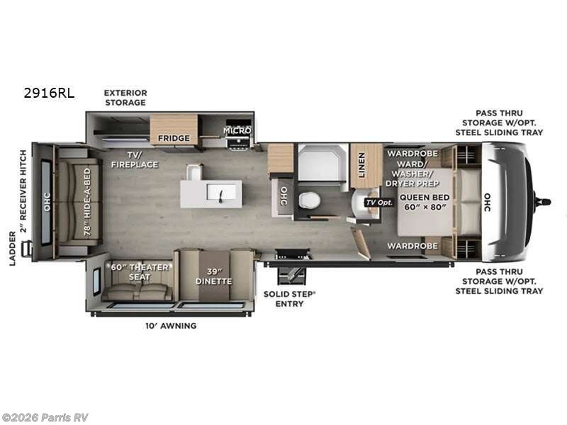 2027 Forest River Rockwood Ultra Lite 2916RL - New Travel Trailer For Sale by Parris RV in Murray, Utah features Slideout