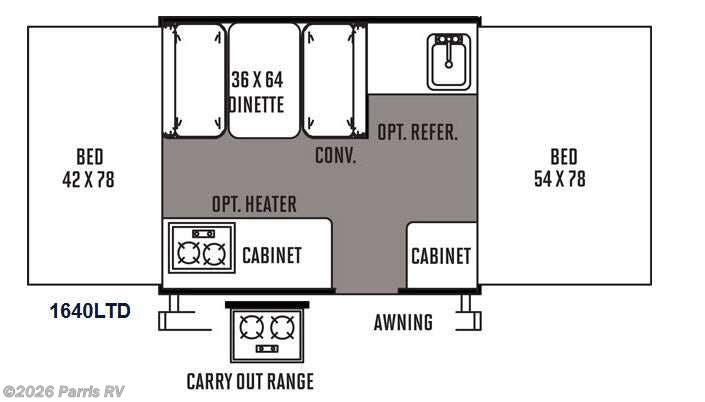 2014 Forest River Rockwood Freedom Series 1640LTD - Used Popup For Sale by Parris RV in Murray, Utah