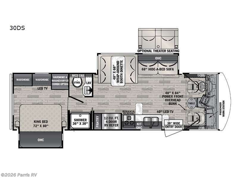 2022 Forest River FR3 30DS - Used Class A For Sale by Parris RV in Murray, Utah features Slideout