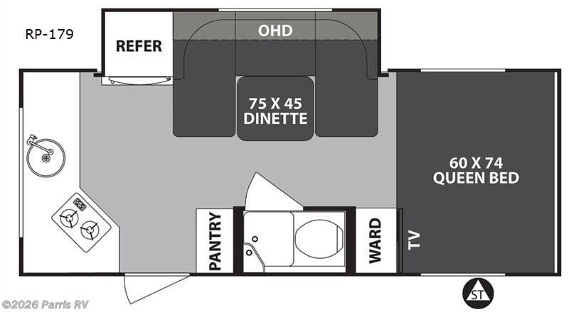 2019 Forest River R Pod RP-179 - Used Travel Trailer For Sale by Parris RV in Murray, Utah features Slideout