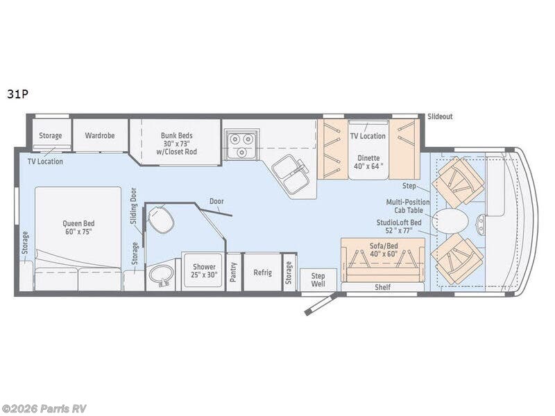 2019 Winnebago Intent 31P - Used Class A For Sale by Parris RV in Murray, Utah features Slideout