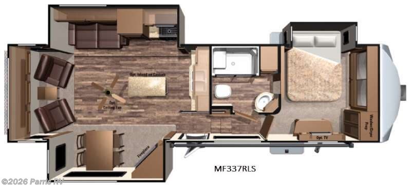 2016 Highland Ridge Mesa Ridge MF337RLS - Used Fifth Wheel For Sale by Parris RV in Murray, Utah features Slideout