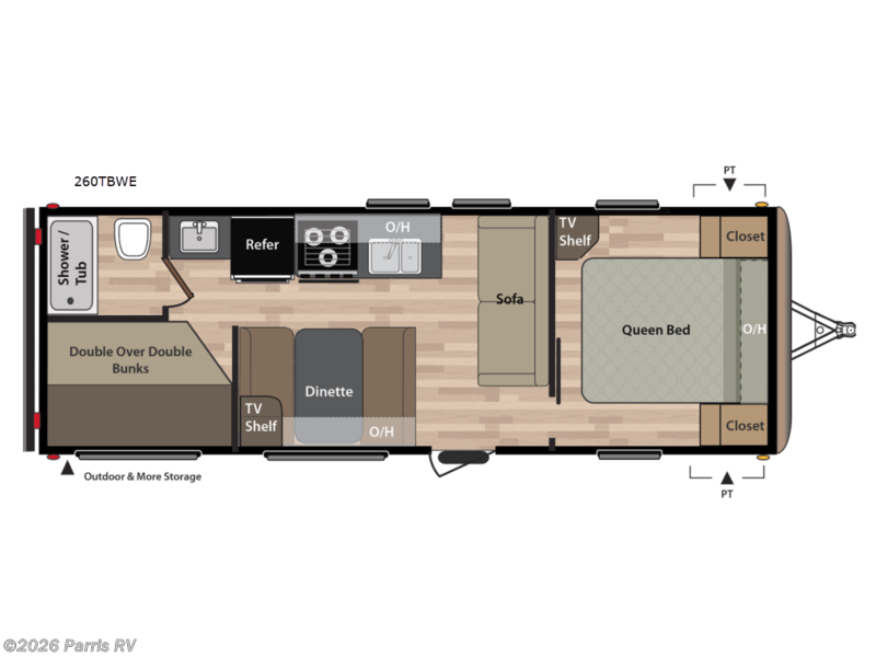2018 Keystone Springdale 260TBWE - Used Travel Trailer For Sale by Parris RV in Murray, Utah