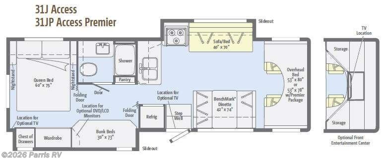 2013 Winnebago Access 31J - Used Class C For Sale by Parris RV in Murray, Utah features Slideout