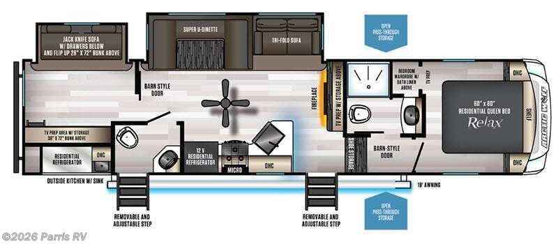 2021 Forest River Cherokee Arctic Wolf 321BH - Used Fifth Wheel For Sale by Parris RV in Murray, Utah features Slideout