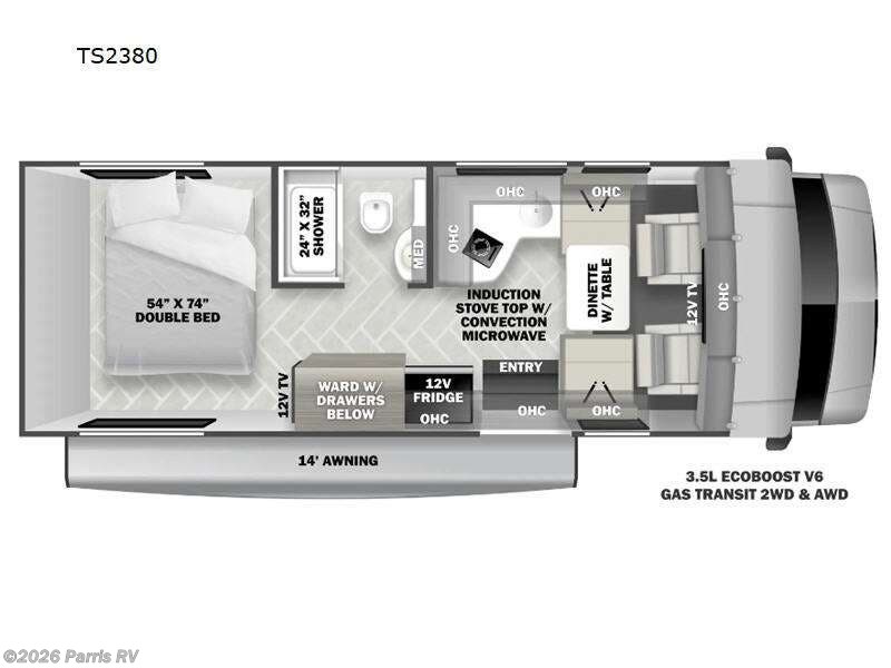 2024 Forest River Sunseeker TS TS2380 - Used Class C For Sale by Parris RV in Murray, Utah