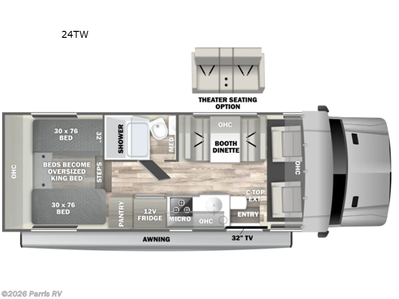 2027 Dynamax Corp isata 3 24TWAWD - New Class C For Sale by Parris RV in Murray, Utah