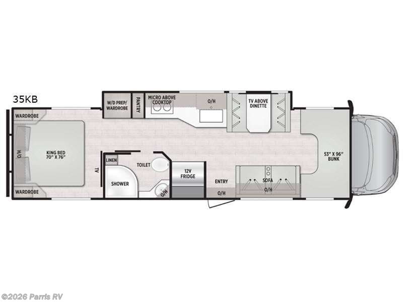 2026 East to West Bravado 35KB - New Super C For Sale by Parris RV in Murray, Utah features Slideout