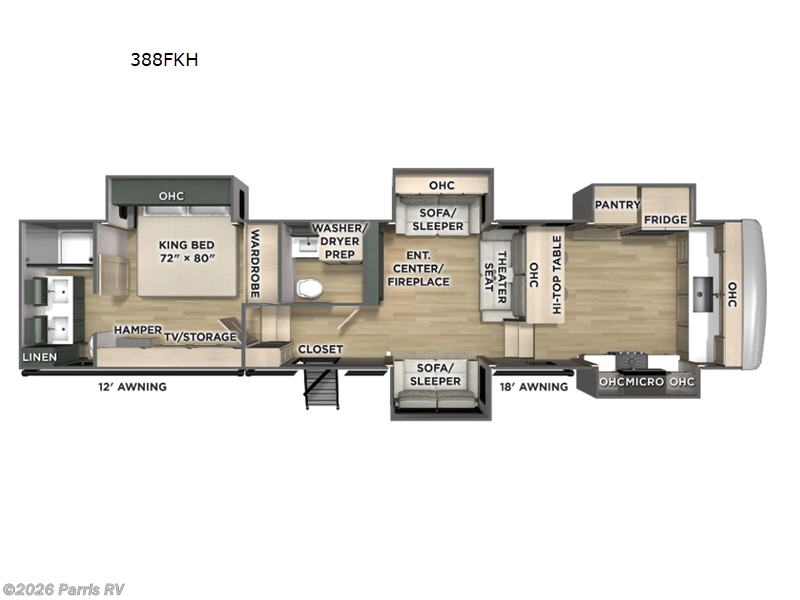 2027 Forest River Puma Mesa 388FKH - New Fifth Wheel For Sale by Parris RV in Murray, Utah features Slideout