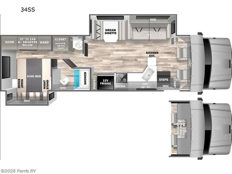 2026 Dynamax Corp Europa 34SS - New Super C For Sale by Parris RV in Murray, Utah features Slideout