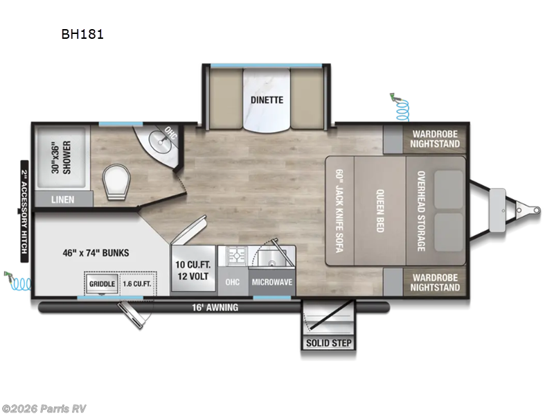 2027 Alliance RV Delta Solo BH181 - New Travel Trailer For Sale by Parris RV in Murray, Utah features Slideout