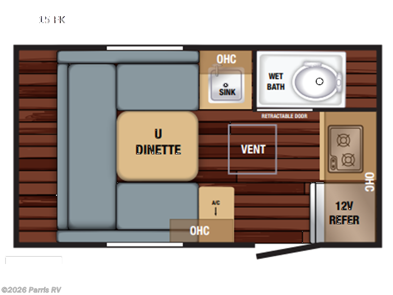 2024 Braxton Creek Bushwhacker Plus 15 FK - Used Travel Trailer For Sale by Parris RV in Murray, Utah