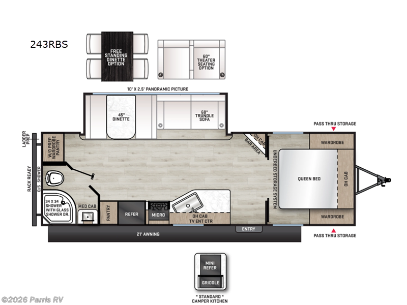 2027 Coachmen Catalina Legacy Edition 243RBS - New Travel Trailer For Sale by Parris RV in Murray, Utah features Slideout