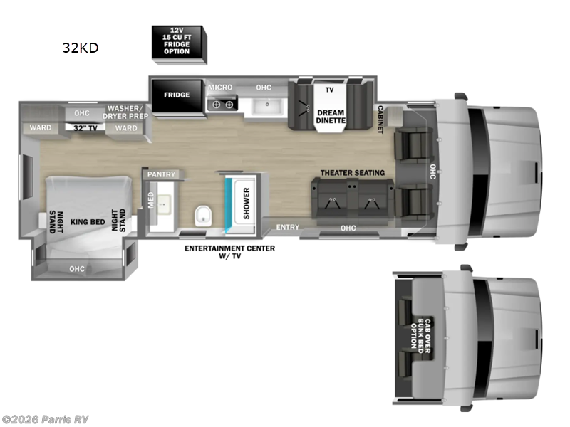 2027 Dynamax Corp DX3 32KD - New Super C For Sale by Parris RV in Murray, Utah features Slideout