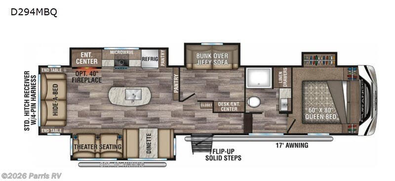 2020 K-Z Durango Half-Ton D294MBQ - Used Fifth Wheel For Sale by Parris RV in Murray, Utah features Slideout