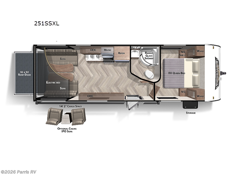 2023 Forest River Wildwood X-Lite 251SSXL - Used Toy Hauler For Sale by Parris RV in Murray, Utah