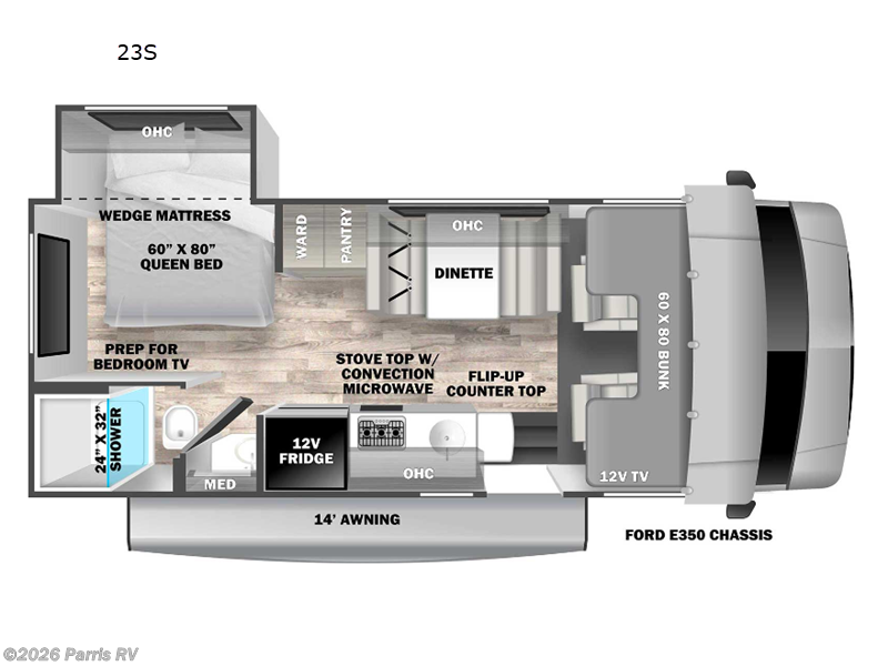 2024 Forest River Solera 23S - Used Class C For Sale by Parris RV in Murray, Utah features Slideout