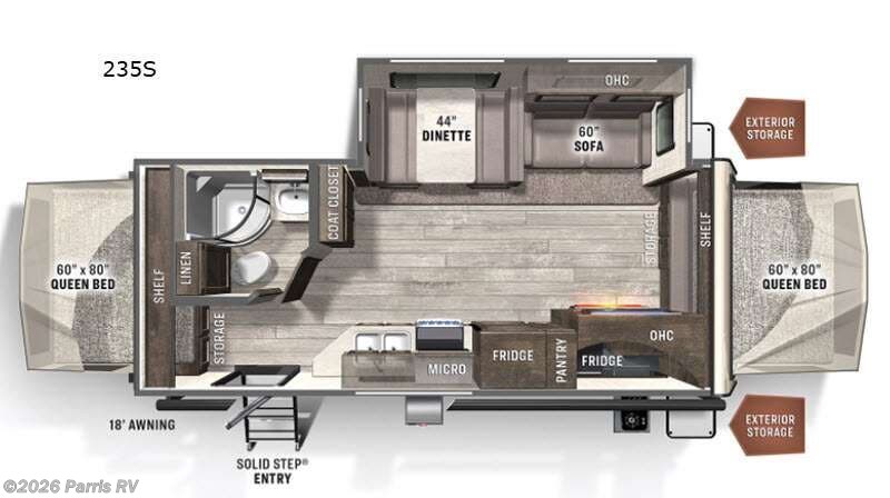 2021 Forest River Rockwood Roo 235S - Used Travel Trailer For Sale by Parris RV in Murray, Utah features Slideout