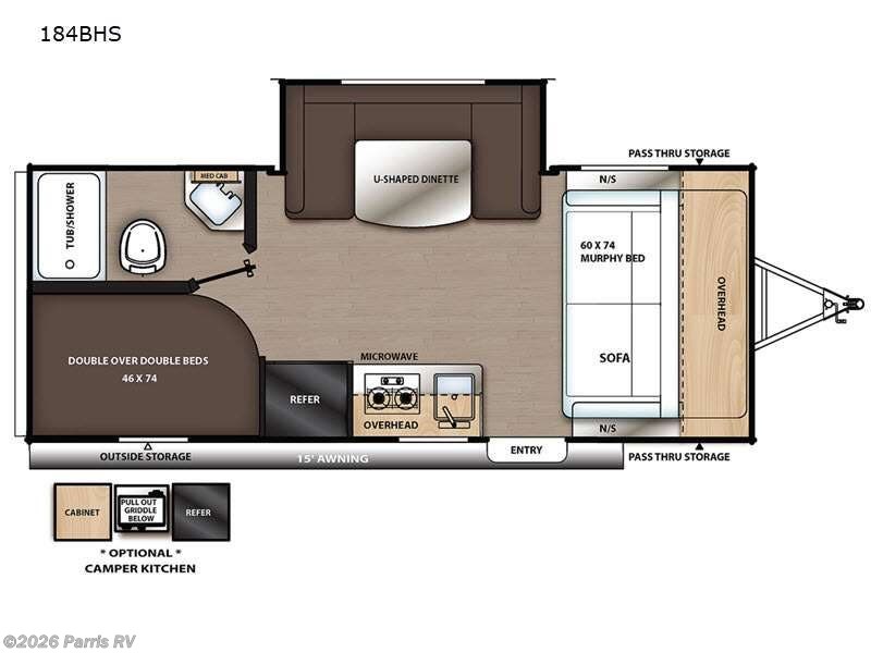 2021 Coachmen Catalina Summit Series 7 184BHS - Used Travel Trailer For Sale by Parris RV in Murray, Utah features Slideout