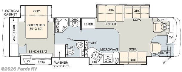 2007 Monaco RV Knight 40PDQ - Used Class A For Sale by Parris RV in Murray, Utah features Slideout