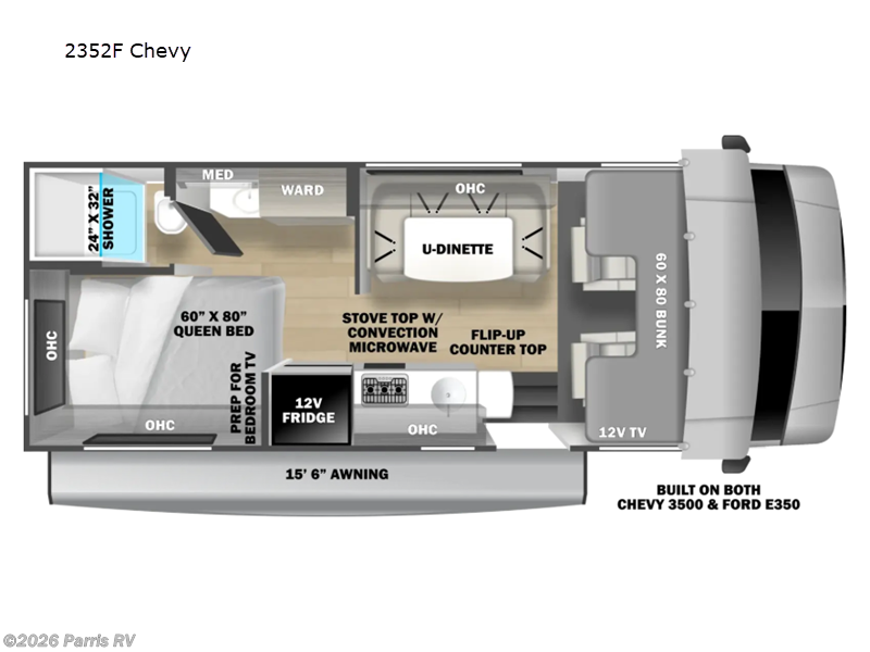 2027 Forest River Solera 2352F Chevy - New Class C For Sale by Parris RV in Murray, Utah