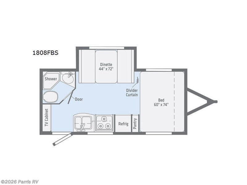 2019 Winnebago Micro Minnie 1808FBS - Used Travel Trailer For Sale by Parris RV in Murray, Utah features Slideout
