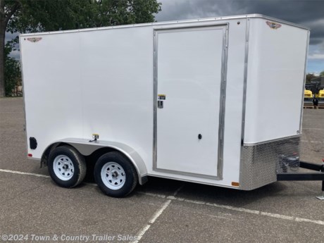 &lt;p&gt;2022 H&amp;amp;H 7x12 Cargo&lt;/p&gt;
&lt;p&gt;6&quot; extra interior height, Rear ramp door, Floor-wall-ceiling 12&quot; on center structure,&amp;nbsp; Side entry door with RV lock, LED lighting, Side vents, Tongue jack, Tandem 3500lb axles with brakes.&lt;/p&gt;
&lt;p&gt;This unit is currently at our Little Canada location:&lt;/p&gt;
&lt;p&gt;&lt;span style=&quot;color: #202124; font-family: Roboto, arial, sans-serif;&quot;&gt;71 Minnesota Ave, Little Canada, MN 55117&lt;/span&gt;&lt;/p&gt;