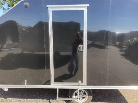 &lt;p&gt;2023 SnoPro Hybrid 101x12&lt;/p&gt;
&lt;p&gt;All aluminum construction, Galvanized 3500lb torsion axle, Aluminum 12&quot; wheels with load range &quot;E&quot; tires, Side entry door, Side door step, Front access door, LED lighting inside and out, Tongue jack with wheel, Side vents, Rear ramp with Caliber products, Internal deck with Caliber products, Ski tie down bars with full length slide channels, Side kick plate&lt;/p&gt;
&lt;p&gt;&amp;nbsp;&lt;/p&gt;
&lt;p&gt;This trailer was pushed by the wind on the lot and has damage on the corner&lt;/p&gt;