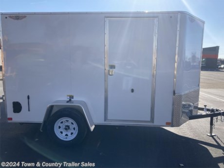 &lt;p&gt;2023 6x10 H&amp;amp;H Cargo&lt;/p&gt;
&lt;p&gt;3500lb axle, Side vents, Aluminum fenders, ATP rock guard, Side entry door, Rear cargo doors, Tongue jack, 2&quot; coupler, LED lights, Interior light with switch, 16&quot; on center floor walls and ceiling structure&lt;/p&gt;