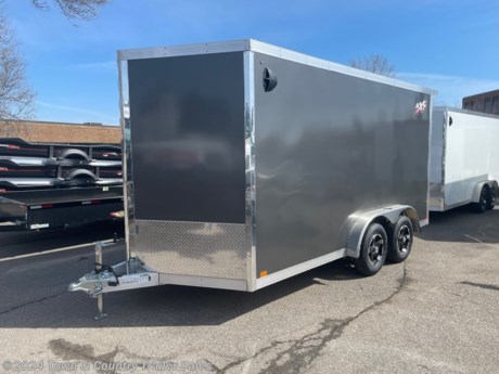 &lt;p&gt;2023 Triton 7.5x14 NXT Cargo&lt;/p&gt;
&lt;p&gt;The newest model from Triton!!&lt;/p&gt;
&lt;p&gt;Aluminum construction, Tandem 3500lb axles, Aluminum wheels with radial tires, Side vents, ATP rock guard, Smooth aluminum fenders, Tongue jack, Rear spoiler with load lights, Aluminum can bars, Interior lights with switch, Side entry door with RV latch&lt;/p&gt;