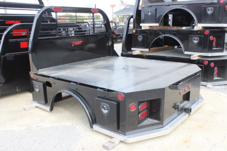 CADET LAREDO STEEL SKIRTED 4 BOX FLATBED FOR TRUCK FOR SALE, 84&amp;quot; X 84&amp;quot;, 41&amp;quot; CAB TO AXLE, 42&amp;quot; FRAME WIDTH, THIS BED FITS SINGLE WHEEL SHORT BED TRUCK (FORD OR GM), 40&amp;quot; ROLLED TUBE HEADACHE RACK WITH 2 LED TAIL LIGHTS, 1/8&amp;quot; TREAD PLATE FLOOR, POCKETS AND RUB RAILS, REAR TAPERED CORNERS, GOOSENECK COMPARTMENT WITH 30K RATED BALL, REAR 2&amp;quot; RECEIVER HITCH, 3&amp;quot; CHANNEL CROSSMEMBERS, 4&amp;quot; CHANNEL LONG SILLS, 21&amp;quot; SMOOTH STEEL SKIRTING WITH ALUMINUM TRIMMED STEP, 4 BUILT IN TOOLBOXES, 7 RED AND 2 AMBER LED CLEARANCE LIGHTS, BLACK POLYURETHANE PAINT, (2) RED S&amp;T TAIL LIGHTS AND (2) RED S&amp;T WITH CYCLOPS BACKUP TAIL LIGHTS, ALL WEATHER UNDER-COATING, WEATHERPROOF WIRING HARNESS.

Type: Truck body