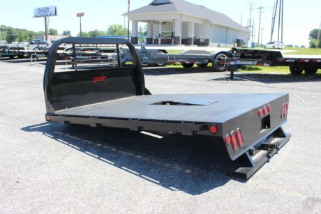 CADET WESTERN MODEL STEEL FLATBED FOR TRUCK FOR SALE, 84&amp;quot; X 102&amp;quot;, 42&amp;quot; FRAME WIDTH, THIS BED FITS A SINGLE WHEEL BED TAKE OFF LONG BED TRUCK (56&amp;quot; CAB TO AXLE), GOOSENECK HITCH, SKIRTED REAR WITH 7&amp;quot; CHANNEL STEP AND 2&amp;quot; RECEIVER HITCH, 12 GAUGE TREAD PLATE FLOOR, 3&amp;quot; FORMED CHANNEL CROSSMEMBERS, 4&amp;quot; STRUCTURAL CHANNEL LONG SILLS, 40&amp;quot; ROLL TUBE HEADACHE RACK, SIDE POCKETS AND RUB RAILS, 7 RED AND 2 AMBER LED CLEARANCE LIGHTS, BLACK POLYURETHANE PAINT, (2) OVAL RED S&amp;T TAIL LIGHTS AND (2) OVAL RED S&amp;T WITH CYCLOPS BACKUP LIGHTS, ALL WEATHER UNDER-COATING, WEATHERPROOF WIRING HARNESS.

Type: Truck body