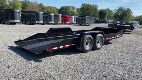 2022 MIDSOTA 20  SCISSOR LIFT TILT TRAILER, 79.5  WIDE, 2-7K 4  DROP SPRING AXLES, ELECTRIC BRAKES, 235/80R16  10 PLY TIRES, 2-5/16  ADJUSTABLE DEMCO COUPLER, 12K DROP LEG JACK, LOW PROFILE TILT BED WITH 5 DEGREE BEAVERTAIL, 8  TALL 1/4  SOLID SIDES, STEEL FLOOR, POWER UP / POWER DOWN PUMP, FRONT STORAGE BOX WITH HYDRAULIC PUMP AND BATTERY, LED LIGHTS, (4) WELD ON D-RING TIE DOWNS, (4) TIE DOWN SLOTS IN SIDES, MESH TRACTION STRIPS, BLACK, BEAD BLASTED AND PAINTED WITH 2-PART POLYURETHANE PAINT, 5-YEAR LIMITED FRAME WARRANTY.