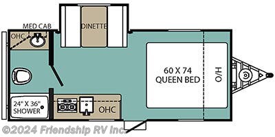 2018 Forest River Viking 17FQS - Used Travel Trailer For Sale by Friendship RV Inc. in Friendship, Wisconsin