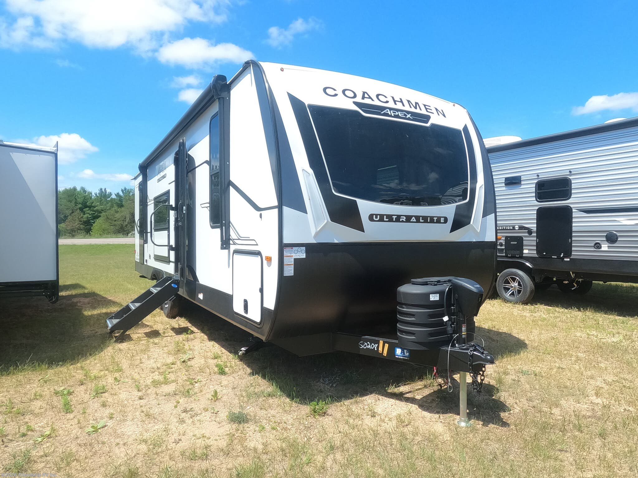 2026 Coachmen Apex Ultra-Lite 246BARV - New Travel Trailer For Sale by Friendship RV Inc. in Friendship, Wisconsin features Detachable, Slam Latch Baggage Doors, Fiberglass Sidewalls, Washer, Awning