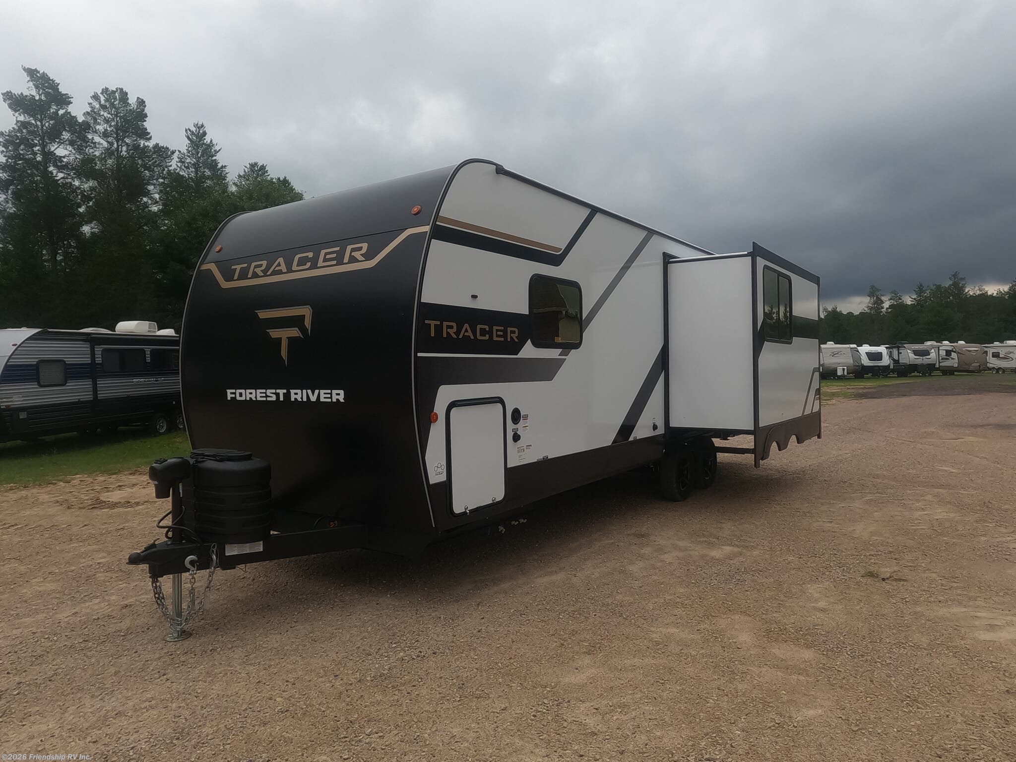 2027 Prime Time Tracer 235RK - New Travel Trailer For Sale by Friendship RV Inc. in Friendship, Wisconsin features Air Conditioning, Power Awning, LED Lights, Stabilizer Jacks, Dryer