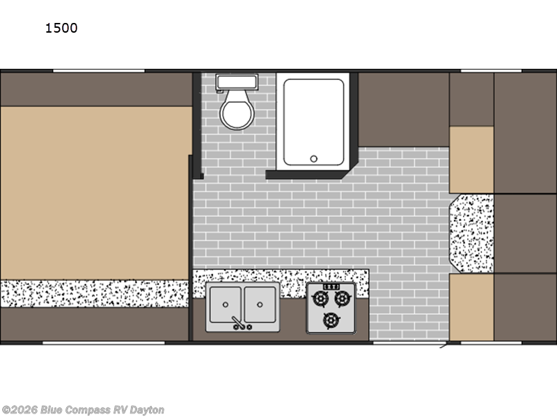 2023 Sunset Park RV Volt 1500 - Used Travel Trailer For Sale by Blue Compass RV Dayton in New Carlisle, Ohio